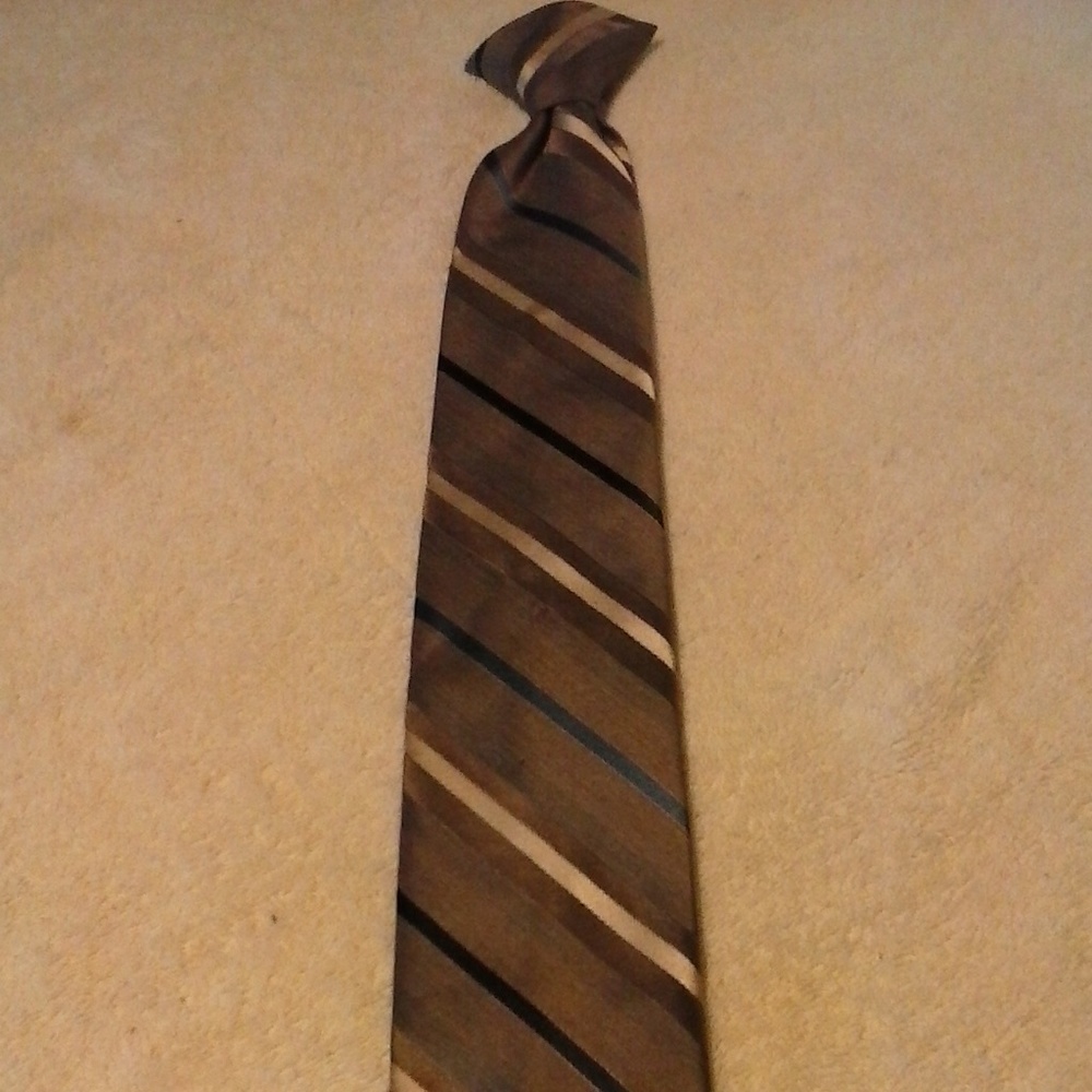 American Edition Vintage Gray/Green Clip On Tie